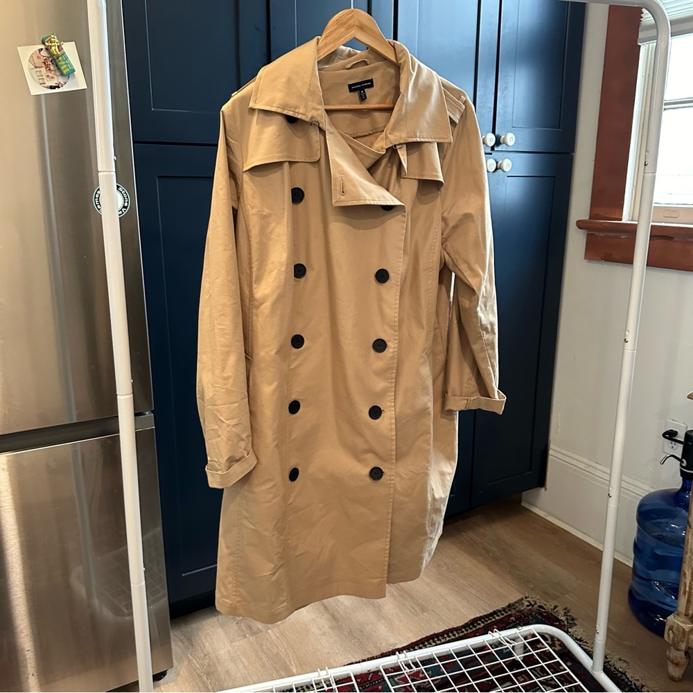 Universal Standard Tan Trench Coat - Picture 3 of 5